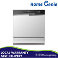 Toshiba DW-08T1(S)-MY Dish Washer Tabletop 8 Tempat Tetapan, Perak