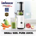 Imbaco Apache TurboJUZ JZ01 Slow Juicer - Cold Press Multifunctional Juice Extractor, 0.6L Kapasiti, Putih