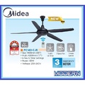 Kipas Siling Midea MFC-140CJR 56" Hitam Dengan Kawalan Jauh dan 3 Peringkat Kelajuan