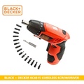 Black & Decker KC4815-B5 4.8V Obeng Baterai dengan 15 Mata Obeng Termasuk