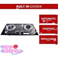 XMA88 Double Burner Gas Hob - Dapur Gas Berkualiti Tinggi untuk Penyediaan Makanan
