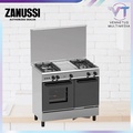 Zanussi ZCM932X Freestanding Cooker Stainless Steel 62L Oven 3 Burner Gas