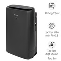 Máy lọc không khí và tạo ẩm Sharp KI-N40V-H, màu Đen, 28m², Việt Nam