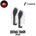 Rizoma Tomok กระจกมองหลังมอเตอร์ไซค์ CNC สีดำ อเนกประสงค์