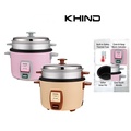 Khind 2.8L Electric Rice Cooker RC928T - Light Pink