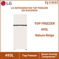 LG GN-B452PBFK Peti Sejuk 2 Pintu Kapasiti 461L Warna Nature Beige