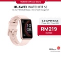 Huawei Watch Fit SE - Smartwatch Digital 1.64" AMOLED, Tahan Air 5ATM, Pemantau Detak Jantung & Siklus Menstruasi