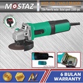 MOSTAZ MS03-100A 4" Angle Grinder 750W - Alat Potong Profesional untuk Bahan Berbeza