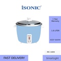 Isonic IRC-1809 Periuk Nasi Elektrik 1.8L Putih