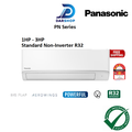 Panasonic CS-PN12WKH-1 1.5HP Non-Inverter Air Conditioner | PN Series