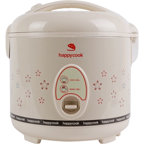 Nồi cơm điện Happy Cook HC-180 1.8 lít, màu trắng, công nghệ 3D