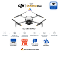 DJI Mini 4 Pro - Drone Kamera 4K/60fps, Penerbangan 34 Minit, Sistem Pengesan Halangan Omnidirectional