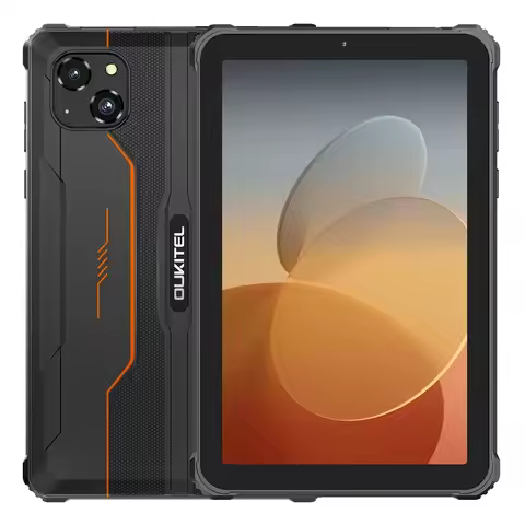 OUKITEL RT3 Pro Tablet 8 Inci 128GB RAM 4GB - Hitam/Hijau/Oren