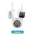 Hamrol 8MP 4K Dual Lens PTZ WiFi Kamera CCTV IP Outdoor
