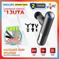 Philips PPM7501 Massage Gun - Alat Pijat Elektrik dengan Kepala Titanium