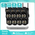 Hamrol 8MP PTZ Kamera IP WiFi Outdoor Tahan Air dengan AI Deteksi Manusia dan Penyimpanan Cloud