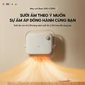 Máy sưởi Bear DNQ-E20N1 - Máy sưởi mini chống thấm nước IPX2, màu kem, 3 chế độ nhiệt, công suất 2000W