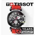 Tissot T115.417.27.051.00 T-Race Chronograph Jam Tangan Pria 43mm Stainless Steel dengan Tali Karet Merah