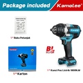 Kamolee 520N.M Impact Wrench Brushless 1/2" 20V Lithium-Ion
