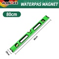 monake 40/60/80/100CM Waterpass Aluminium Magnetik