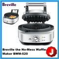 Breville BWM520 Pemanggang Waffle Klasik 2 Permukaan Memasak, 1200W, Logam Tahan Lepas, 30cm x 20cm x 15cm