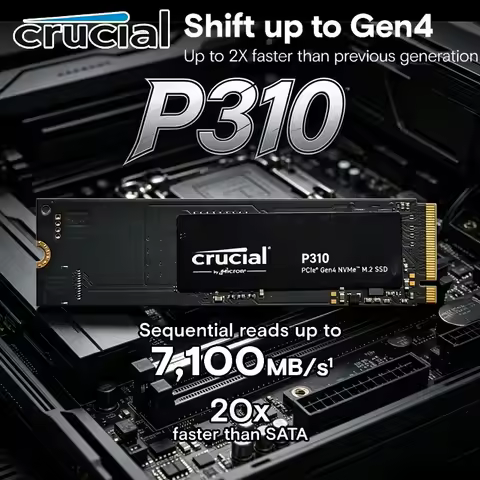 Crucial P310 1TB PCIe Gen4 NVMe M.2 2280 SSD 固態硬碟