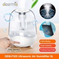 Deerma F325 Air Humidifier 5L Putih - Penyegar Udara dengan Kapasiti Besar dan Filter Debu