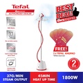 Tefal IT2440M0 Pro Style One Garment Steamer - 1.3L Kapasiti Tangki Air, Putih/Merah