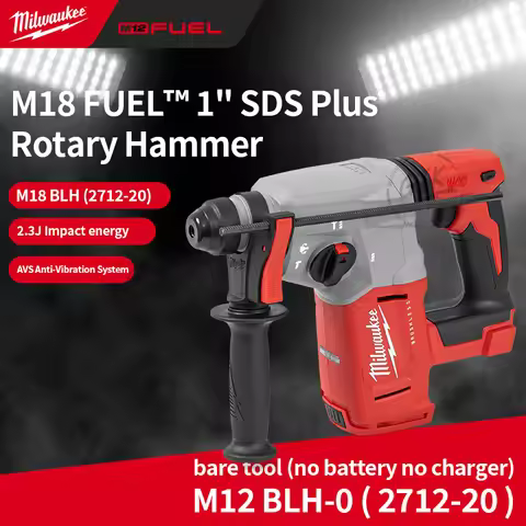 Máy khoan búa dùng pin Milwaukee M18 BLH-0, 26mm, 18V Li-ion, 3.1kg