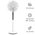 Quạt đứng Kangaroo KG729 - 32 Cài Đặt Tốc Độ, Điều Khiển Từ Xa, Màu Trắng Đen
