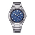 Citizen NJ0180-80L Zenshin Super Titanium Automatic 40mm Biru Dial Perak Case & Strap