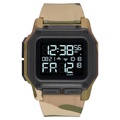 Nixon Regulus A1180-632-00 Jam Tangan Digital Lelaki 46mm Hitam TR90 dengan Stainless Steel Bezel