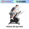 YESOUL M1 Spinning Bike - Basikal Latihan Dalam Rumah dengan Kawalan Magnetik dan Pemantauan Jantung