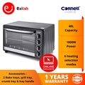 Cornell CEO-SE40L Oven Elektrik 40L - Kelabu dengan Panel Depan Perak
