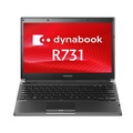 Toshiba Dynabook R731 Laptop 13.3 inci Core i5/i7 Gen2 RAM 4GB SSD 128GB Hitam