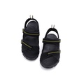 Scholl Zest รองเท้าแตะรัดส้น Unisex หนังสังเคราะห์ผ้าทอ กันน้ำ สีเหลือง/เทา/ดำ EU 37-44