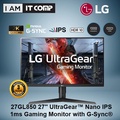 LG 27GL850-B Monitor Gaming Nano IPS 27" UltraGear™