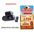 DDPAI Mola N3 Pro กล้องติดรถยนต์ 2K+1600P Full HD พร้อม GPS