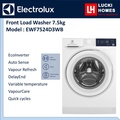 Electrolux EWF7524D3WB Mesin Basuh Muat Depan 7.5kg Putih