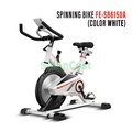 FitExperte FE-SB6150A Spinning Bike - Rangka Baja Berat, Roda Terbuka Penuh, Jaminan 2 Tahun