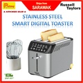 Russell Taylors T3 Smart Digital Stainless Steel Toaster 2-Slot 925W
