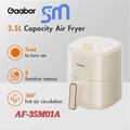 Gaabor AF-35M01A Air Fryer 3.5L Kapasiti Besar Warna Cream