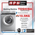 Toshiba TW-BH85S2M Mesin Basuh Front Load 7.5kg Putih dan Hitam