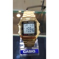 Casio A178WGA-1ADF Jam Tangan Digital Klasik Berbahan Stainless Steel Emas