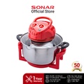 SONAR หม้ออบลมร้อน CV-705 12L สีแดง หม้ออบไฟฟ้า อเนกประสงค์