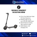 Ninebot D18 - Scooter Listrik Aluminium Hitam 25km/j, Bateri Removable 36V 5.1Ah, Suspensi Depan, Jaminan 1 Tahun