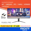 PRISM+ PG400U PRO 40" UWQHD Monitor 144Hz