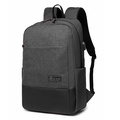 Navy Club HIC Tas Ransel Laptop Kasual Kanvas 14 Inci Hitam Pria Wanita