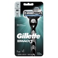 Máy cạo râu Gillette Mach3 - Cạo khô 3 lưỡi, màu than chì, sản xuất tại Mỹ