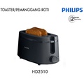 Toaster Philips HD2583/90 Pemanggang Roti 2 Slot Hitam